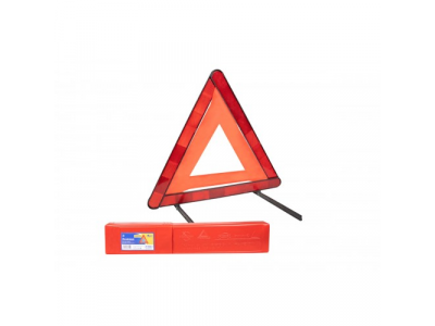 Знак авар. остановки РОССИЯ (пласт. основание) в пласт. пенале