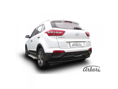 Защита заднего бампера Arbori d42 радиусная HYUNDAI Creta 4WD 2016- от ARBORI Защита заднего бампера Arbori d42 радиусная HYUNDAI Creta 4WD 2016-