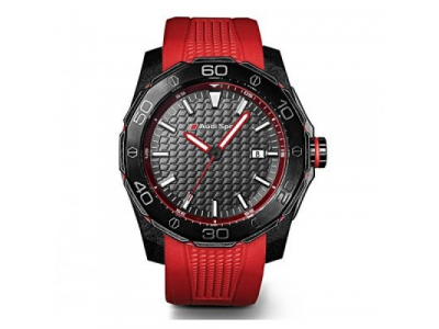 Наручные часы Audi Sport Watch, red/black, артикул 3101600801 от VAG Наручные часы Audi Sport Watch, red/black, артикул 3101600801